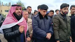 جنازة القاضي الشيخ محمد صامد نهار الرقاد بحضور معالي رئيس الديوان الملكي يوسف العيسوي