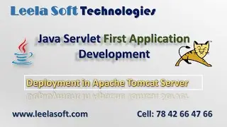 Servlet First Application Development by Madhu Sir || Leela Soft Technologies Vijayawada