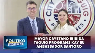 Mayor Cayetano ibinida Taguig programs kay EU Ambassador Santoro