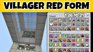 MINECRAFT 1.26.10.21 VILLAGER RED FARM IN 2026 