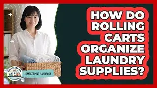 How Do Rolling Carts Organize Laundry Supplies?