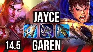 JAYCE vs GAREN (TOP) | Comeback | EUW Grandmaster | 14.5