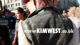 Kim West Latex Industrial Moto jacket