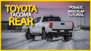 Gatorback 2017 Toyota Tacoma Rear NO DRILL Mud Flap Installation