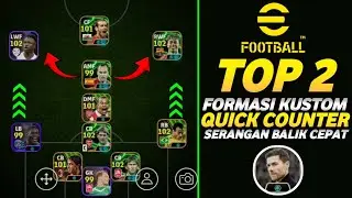 2 FORMASI TERBAIK SERANGAN BALIK CEPAT EFOOTBALL 2025🔥 | Xabi Alonso Quick Counter Best Formation