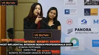 SONIYA POTDARR earned the title of MOST INFLUENTIAL INTERIOR DESIGN PROFESSIONALS 2025
