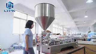 Double head paste filling machine