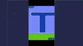 Eliminated Alphabet T | Alphabet algodoo animation #alphabetexploration
