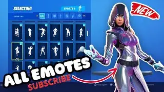 GLOW SKIN Showcase ALL Emotes