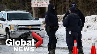Canadian rail blockades: RCMP agree to move away from barricaded area in Wet&rsquo;suwet&rsquo;en territory