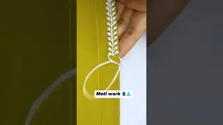 Borderline stiching (moti work) #viralshorts #borderline #suitdesign