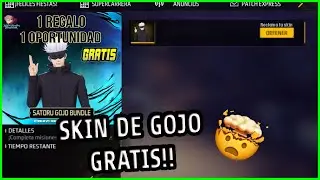 🔥 RECLAMA GRATIS LA SKIN DE GOJO! REGALO DE GARENA | FREE FIRE x JUJUTSU KAISEN FF latam