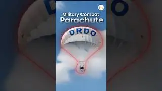 DRDO's Military Combat Parachute #drdo #indianarmy #parachute
