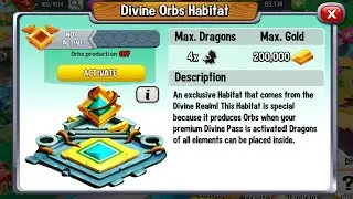 Dragon City - Unlocked Divine Orbs Habitat x 4 Legendary Dragons [MAX LEVEL] 😱