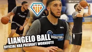 LiAngelo Ball OFFICIAL NBA PreDraft Workout!! | Professional Basketball Combine