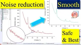 How to smooth graph |  Hoe to reduce noise from data | Origin