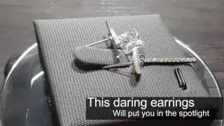 Enthralling Silver Drop Earrings 925 Sterling Silver