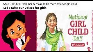 Happy National Girl Child's Day To You All!