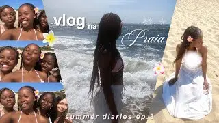 🌺 summer diaries | vlog na praia com as amigas e  grwm 