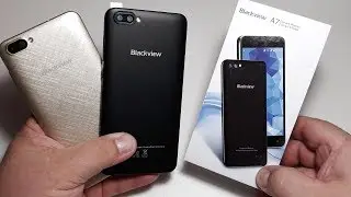 Blackview A7 Smartphone Android 7 0 MTK6580 Quad core 5.0inch IPS обзор смартфона с двойной камерой