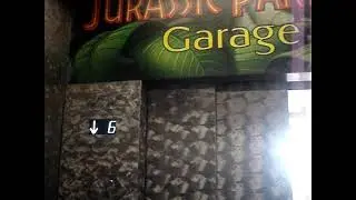 OTIS mb. Montgomery Traction Elevator (Jurassic Garage) - Universal CityWalk- Hollywood, CA, USA