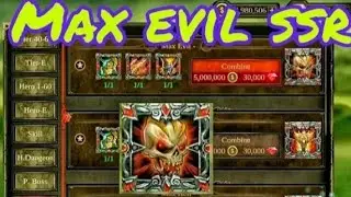Epic heroes war | combination of max evil | Chiron 100 |