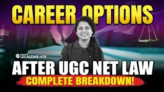 Career Options After UGC NET Law Exam (JRF & Assistant Professor)