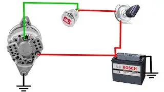 How to connection john deer alternator | tractor alternator wiring diagram