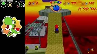 Bowser in the fire sea BitFS Reds in 1:33.50