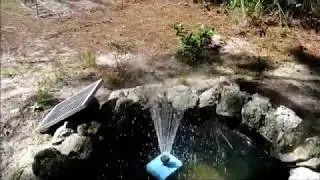 Second solar garden fountain idea