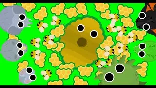 GAINING XP ONLY THROUGH BEES (interesting results) | mope.io | Dot IO