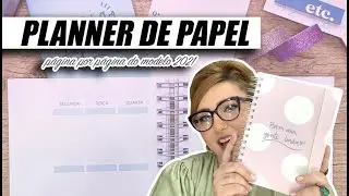 PLANNER 2021: PAPELARIA DE PAPEL - FOLHA A FOLHA!