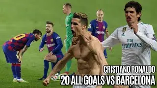 CRISTIANO RONALDO 20 All Goals vs Barcelona