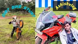 Chhotu Ka Stunt & Dance on Dirt Bike! 🔥😱 | Aaj Ka Ride Full Entertainment Tha!
