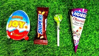ASMR Unboxing: Chocolate Cone, Snipers Bar, Lollipop & Surprise Egg | Satisfying Sounds