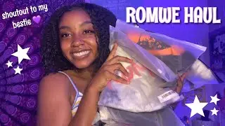 TRY ON ROMWE HAUL 2020 | Kenzi M.