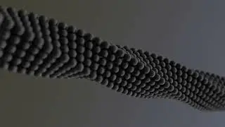 Abstract Twisting Spheres Design | Blender 3.6.2