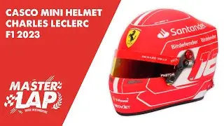 Casco Charles Leclerc 2023 mini helmet