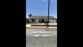 San Dimas Home For Sale | 4 bedrooms 2 bathrooms | Los Angeles Home Tour