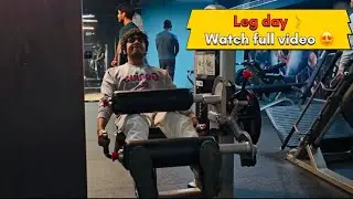 Leg day with gympartner😄|| watch full video 👈&hellip;  #legday #legdayworkout #gympartner #gymshorts #body 