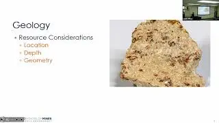 CMI Short Course 2024: REEs Overview: Occurrence, Mine Development and Operation