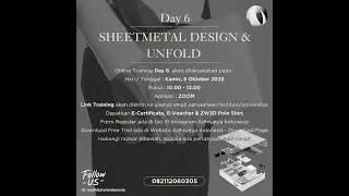 ZW3D - Online Training - Day 6 - Sheetmetal Design & Unfold
