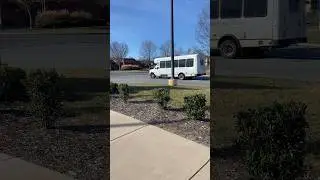 Bus 74 making a turn (6.8L Ford Triton V10 engine) #bus #ford #e450 #tritonv10 #propane