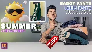 Best Summer 🔥TracK pants baggy pants and Linen pants  From meesho |Upgrade Your Style in Summer ☀️