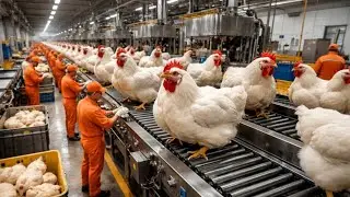 Inside a Chicken Mega Factory: Egg Incubation Technology & Broiler Raising Process