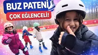 Çocuklarla Buz Pateni ⛸️ | Çok Eğlenceli Kış Aktivitesi