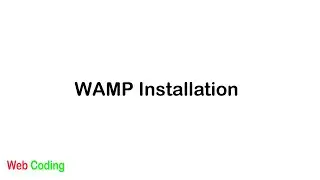Learn SQL in Arabic 2020 #2 - Wamp Installation