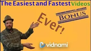 The Single Best Way to Make Videos | My Vidnami Review and Bonus