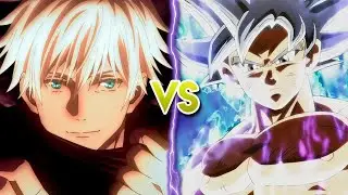 The ultimate raw strength battle between gojo and goku