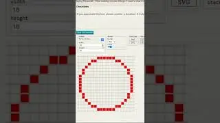 C&oacute;mo hacer CIRCULOS en MINECRAFT | Nenitoo #Shorts